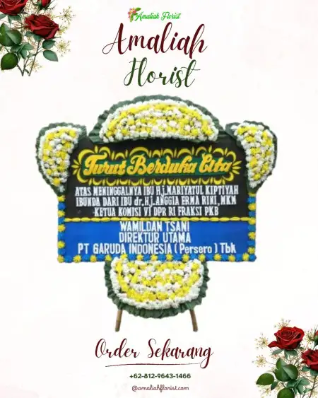 Papan Bunga Duka Cibodas Baru